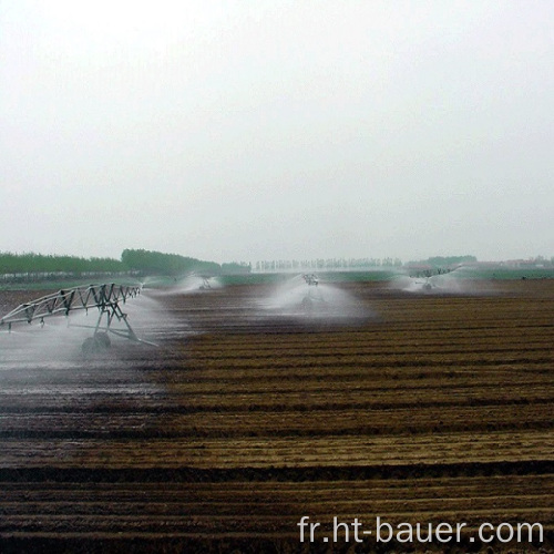 Système d&#39;irrigation à pivot central à technologie bauer à haute efficacité